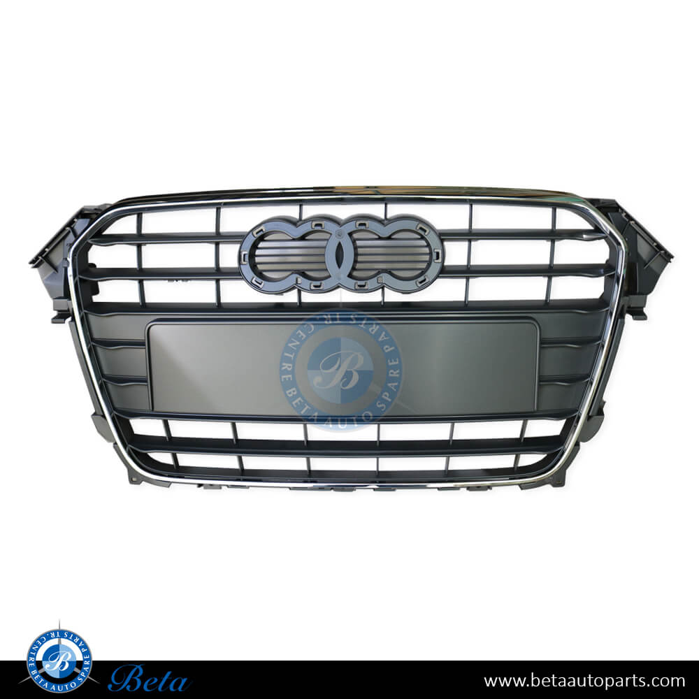 Radiator Grille Gray color for Audi A4 2012-2015 models, Part Number 8K0853651E1QP Radiator Grille Gray color for Audi A4 2012-2015 models, Part Number 8K0853651E1QP